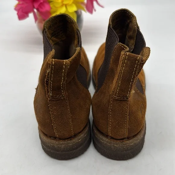 Born Women's Brown Suede Ankle Boots Size 7 MCA8422C - Picture 3 of 6